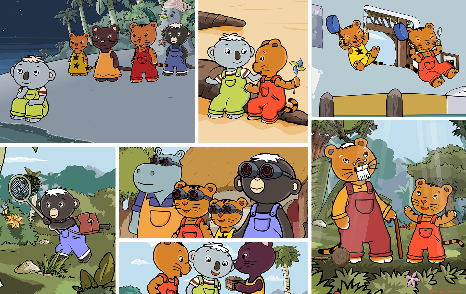 Cajou - Série animée preschool - Builds, décors, animatique, animation, montage par 2 minutes