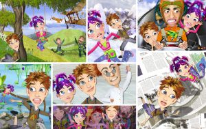Flat Mania - dessin animee kids 2D -Animation, compositing par 2 Minutes