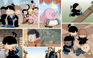 Shuriken School - Dessin animée 2D - Diffuseur Gulli - Studio animation 2 minutes