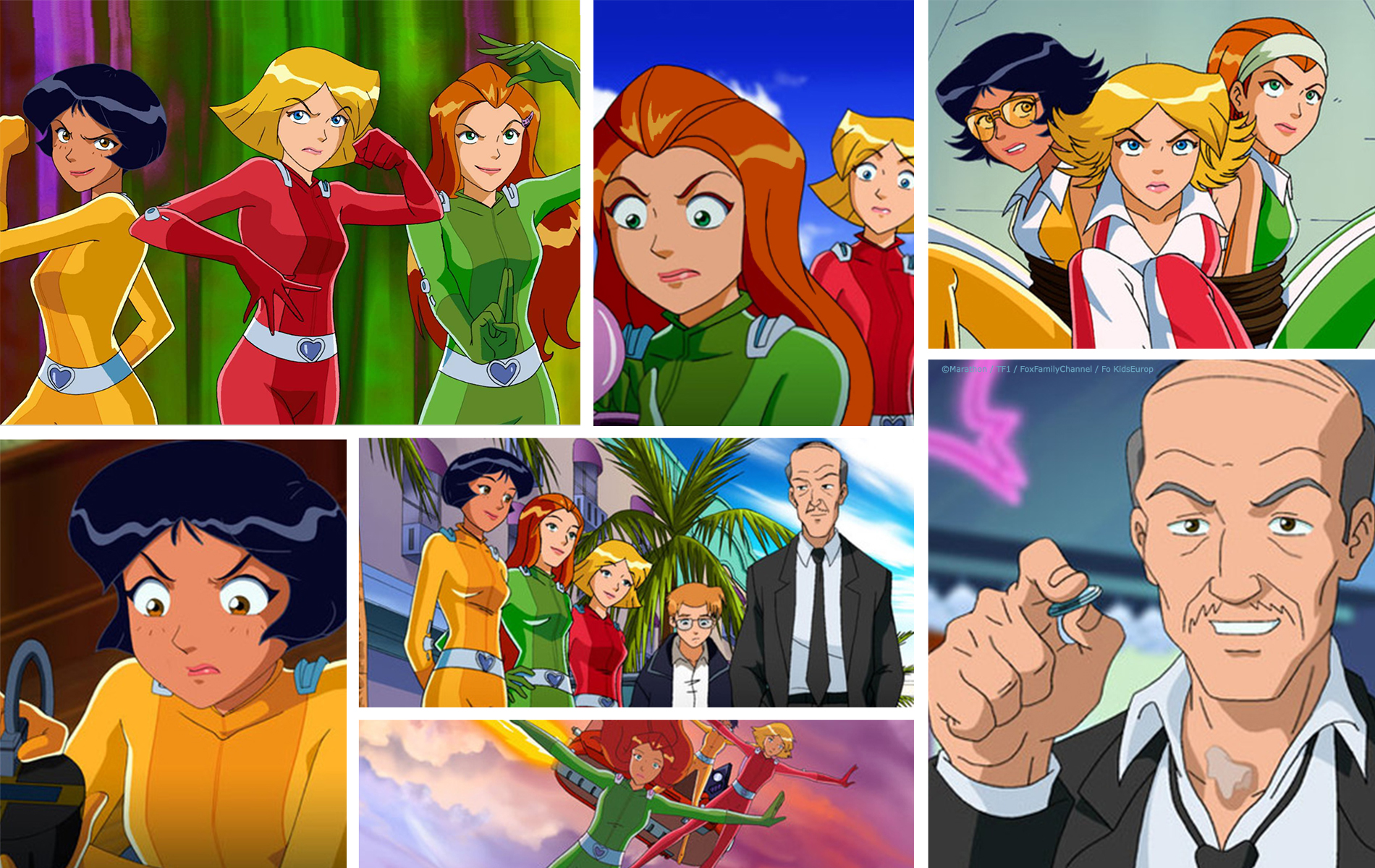 Totally Spies - Série TV enfant - Compositing 2 minutes