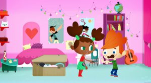 Cécile & Kévin - Série animée 2D - Storyboard, animatique, lay-out décor (trait et couleur), animation, compositing, montage, post prod son : 2 minutes