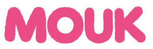 Logo Mouk - dessin animee 2D - Animation, BG par 2 minutes